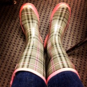 You've got to have a good pair of rain boots for puddle jumping and tromping through the mud.